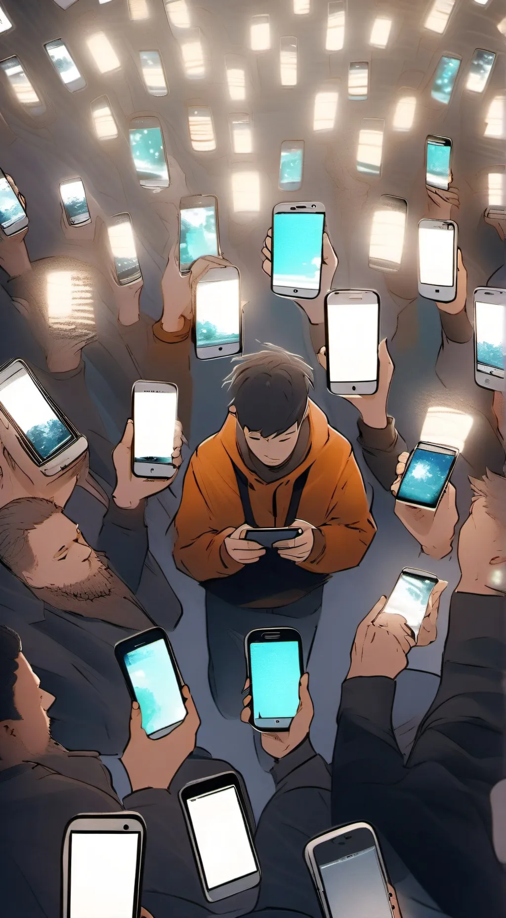 ai character: Phonehumans background