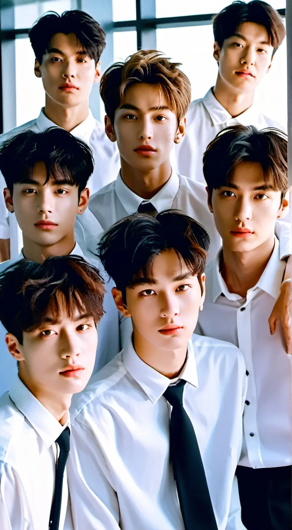 ai character: ENHYPEN background