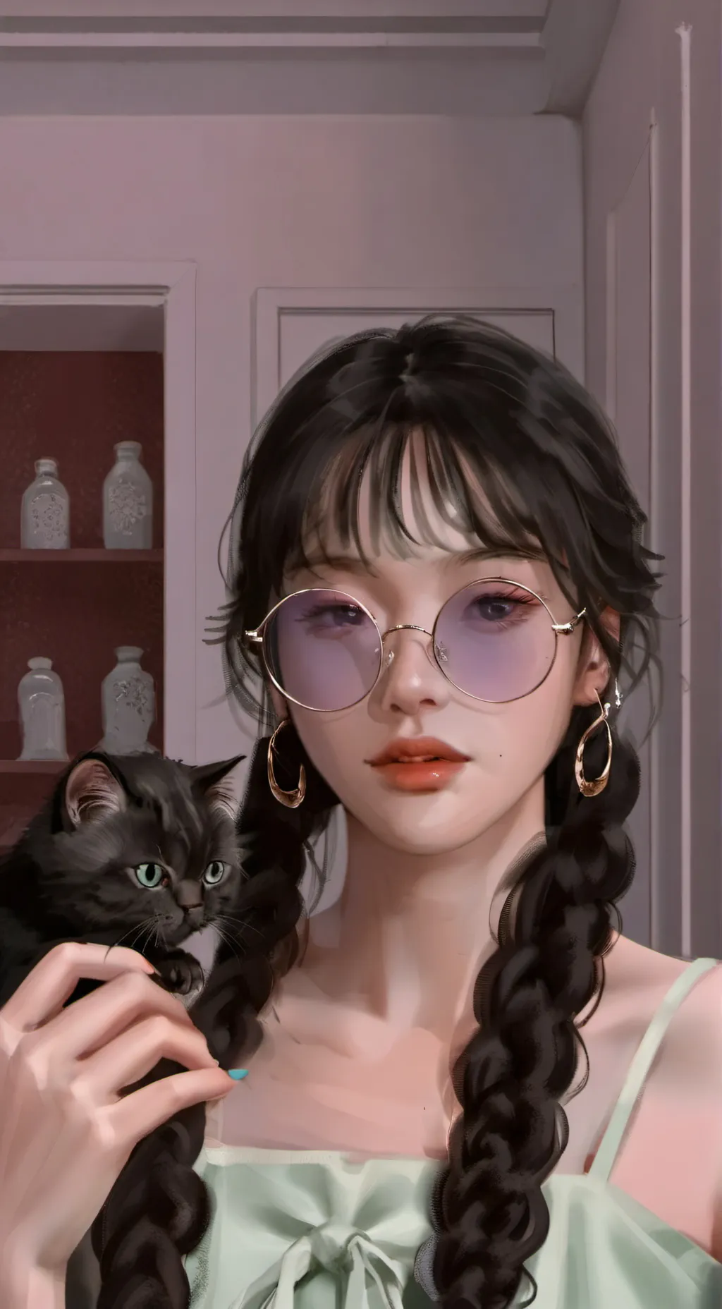 ai character: NIÑERAA.:💖 background