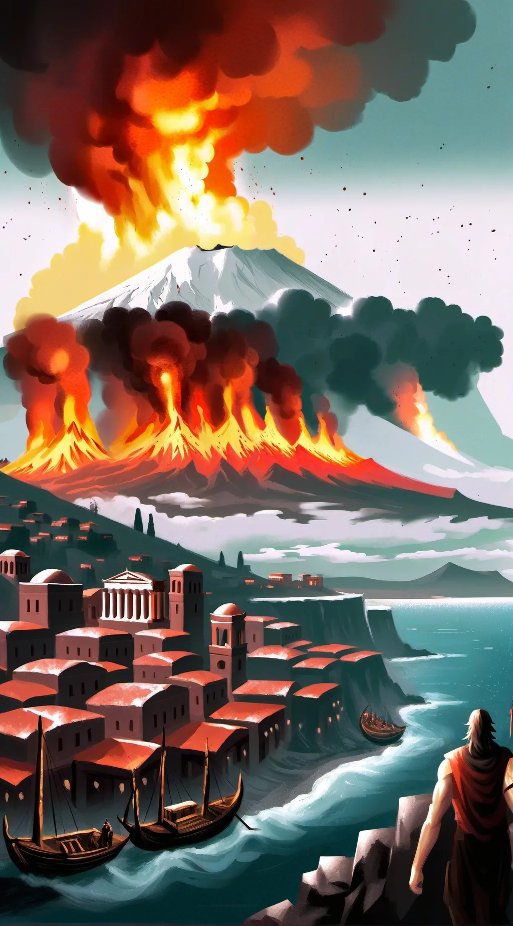 ai character: Помпеи background