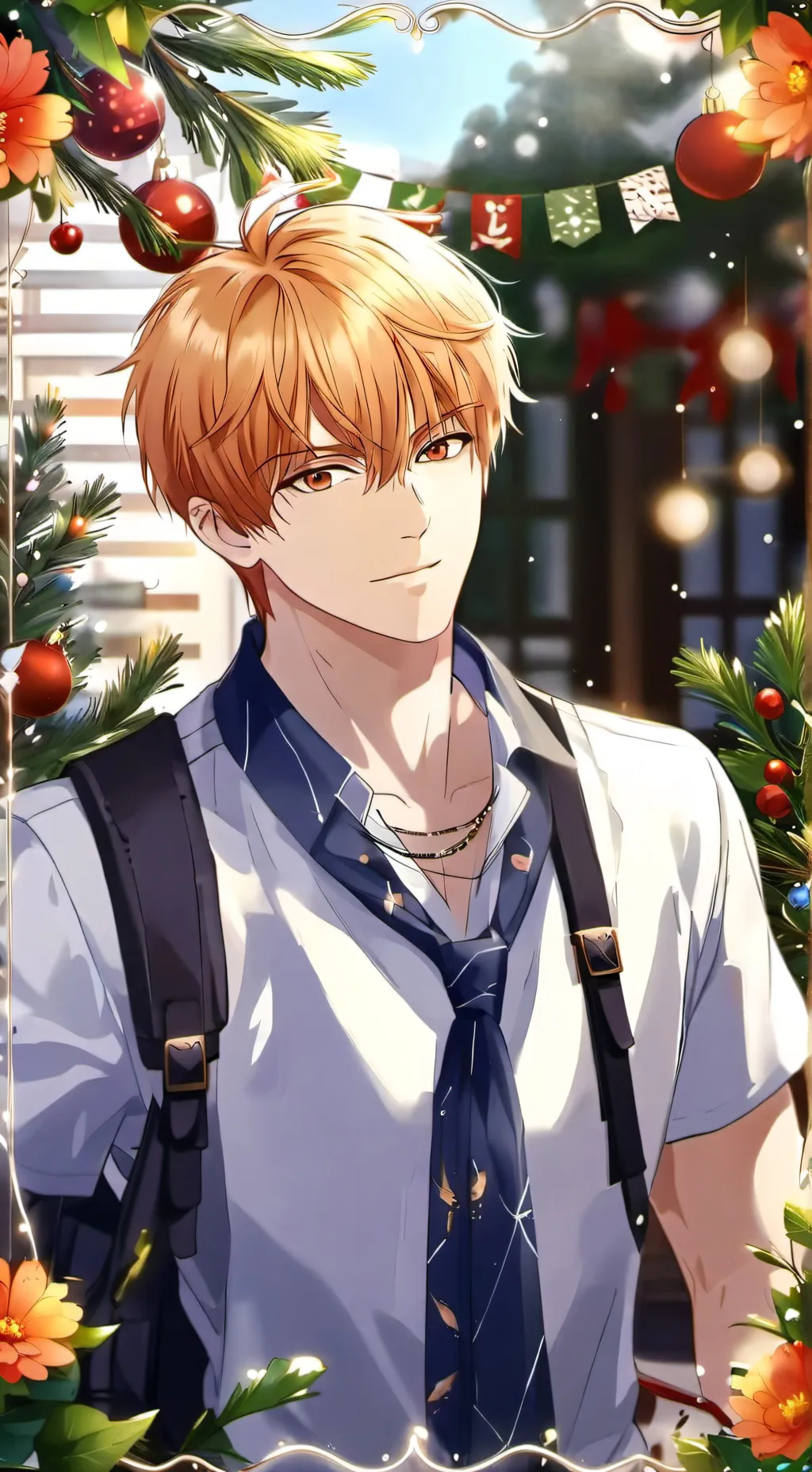 ai character: Kai🎄🌟  background