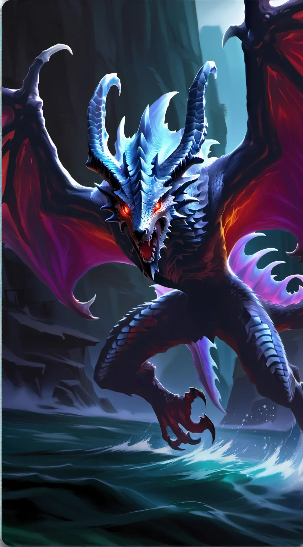 ai character: The demon background