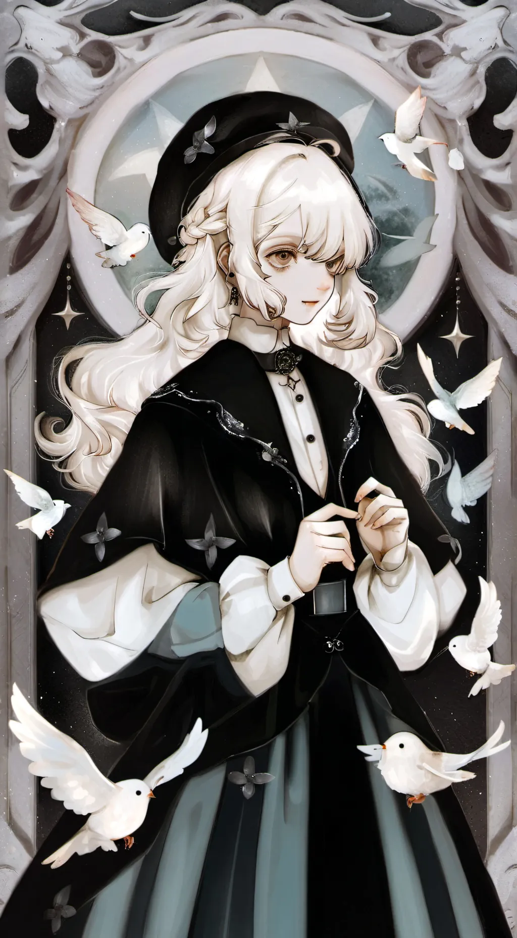 ai character: Lyria background