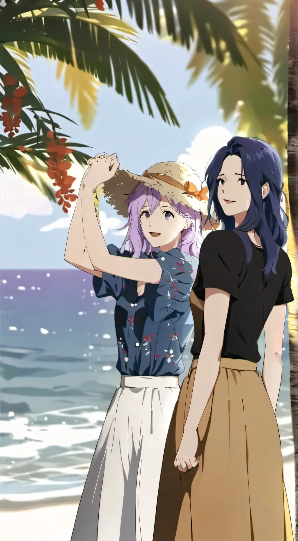 ai character: lesbian  background