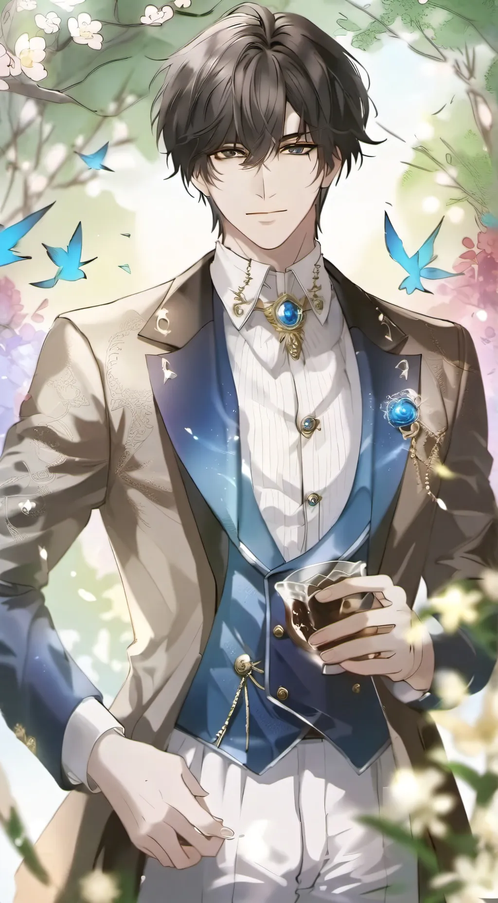 ai character: MHA x MY OC background