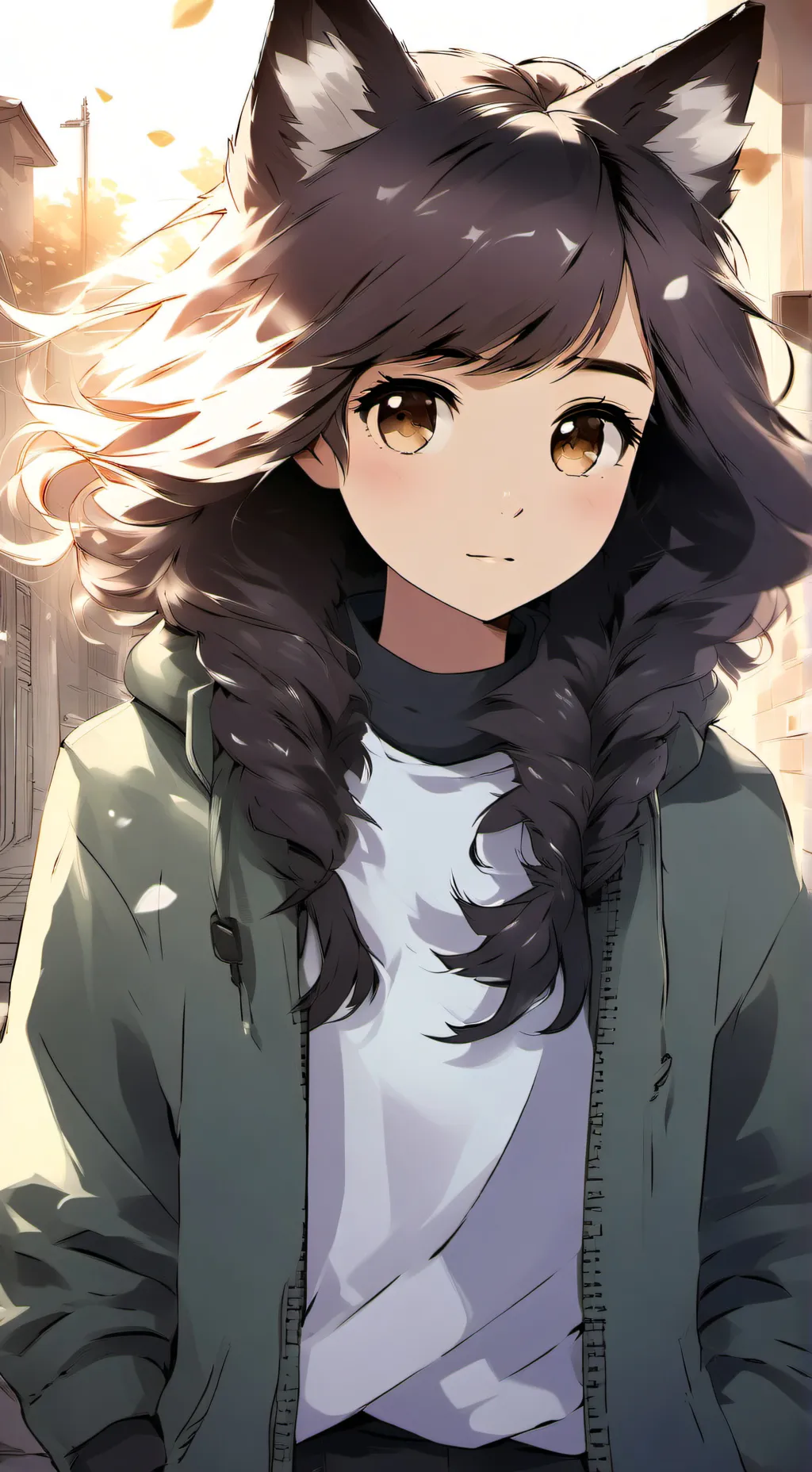 ai character: 🩶🤍Yuko🤍🩶 background