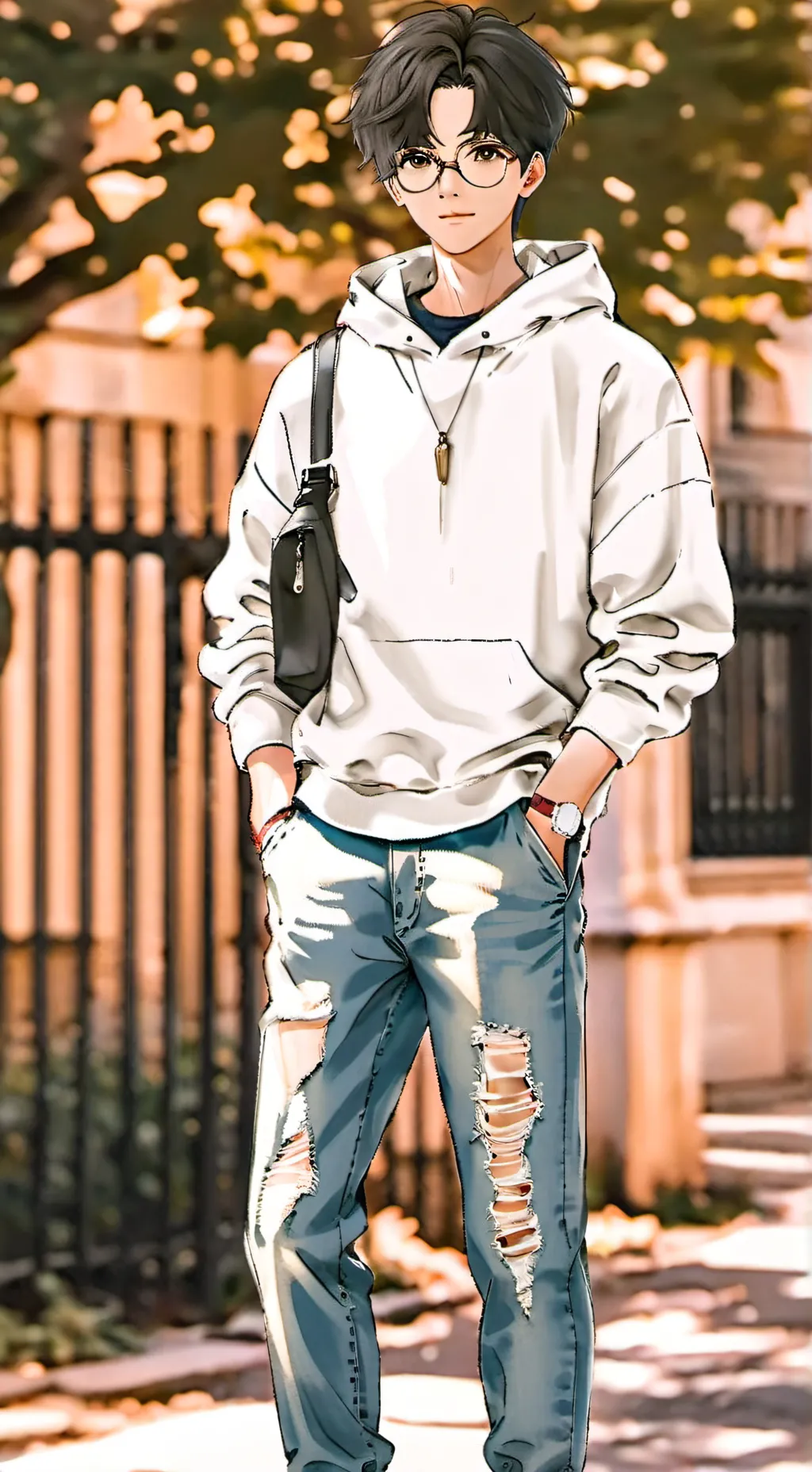 ai character: Oliver background