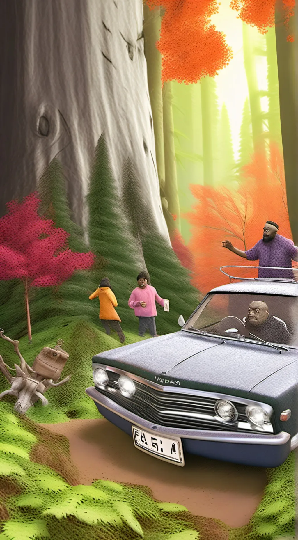 ai character: Forsaken viagem background