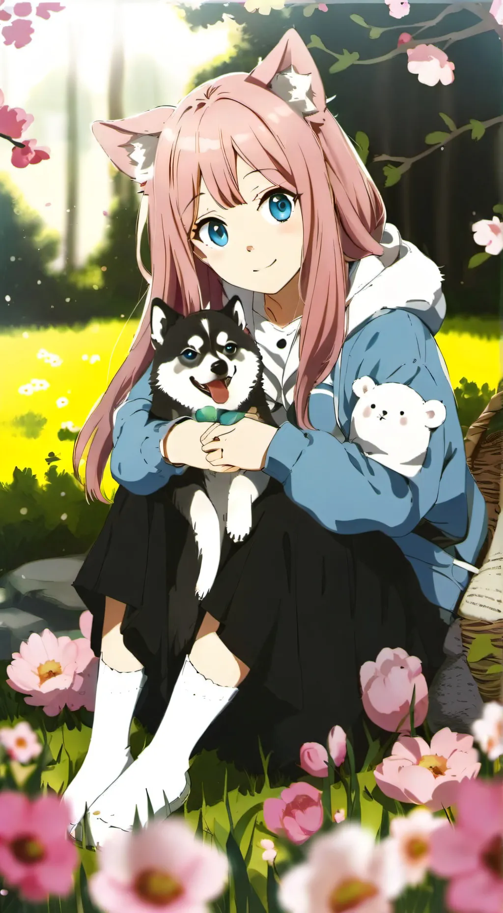 ai character: nala  background