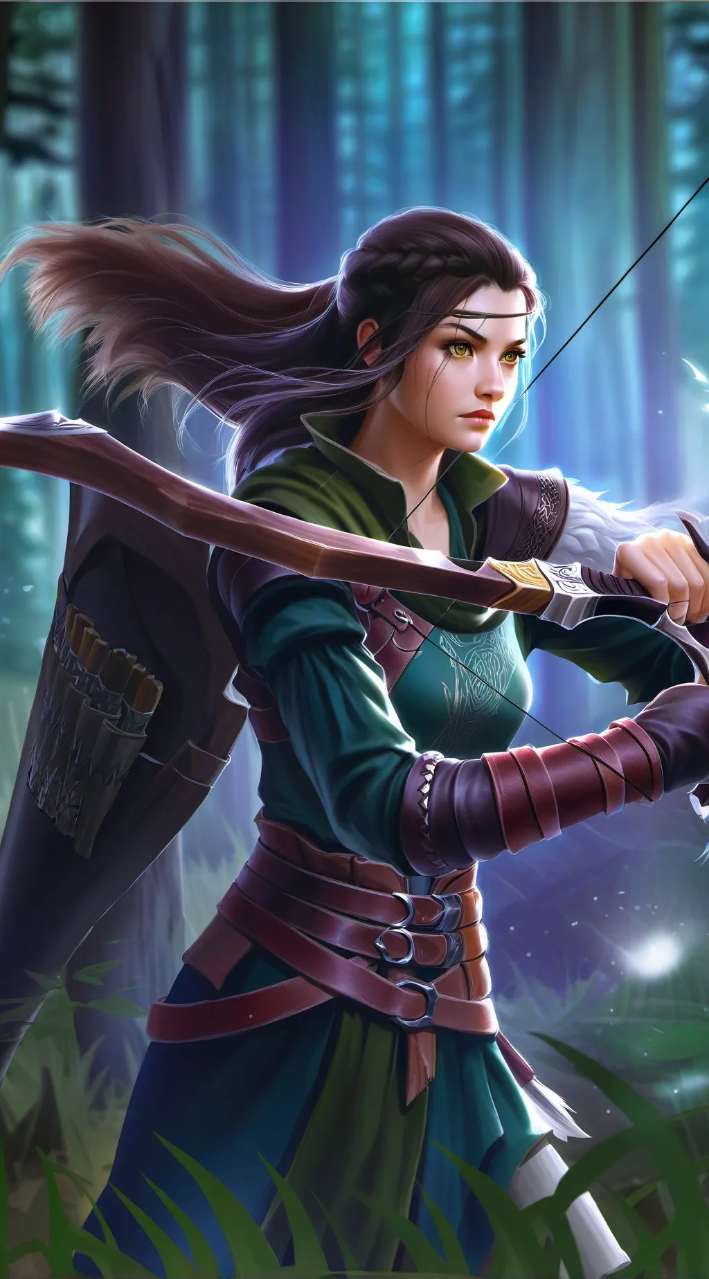 ai character: alya from forsaken background