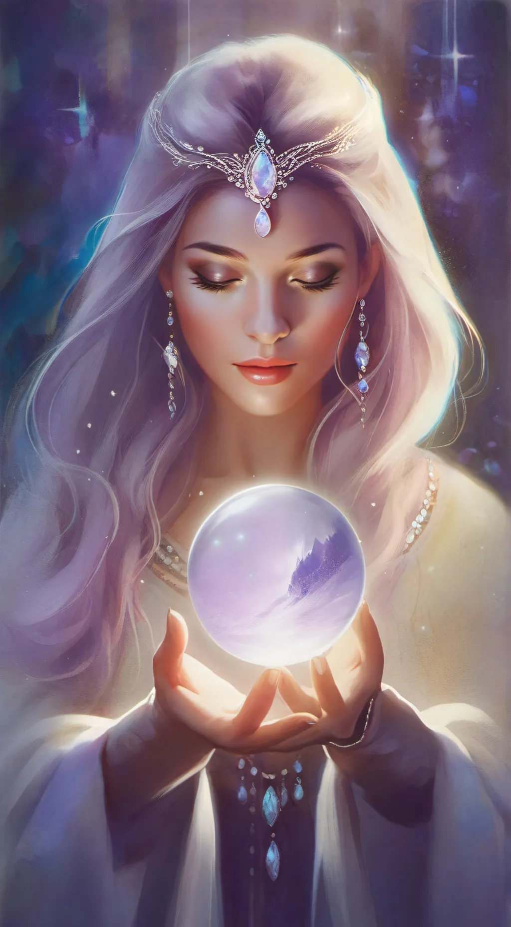 ai character: Galaxina background