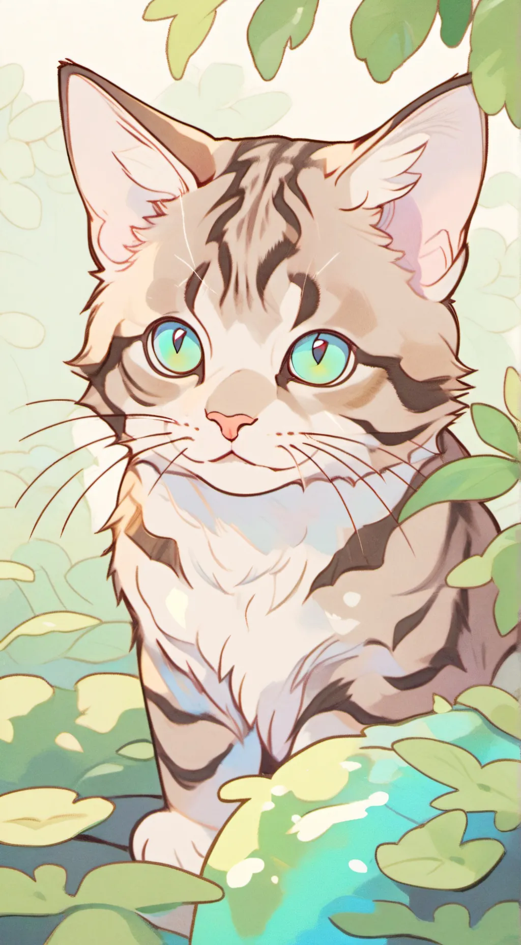 ai character: •~{Mouse'paw}~• background