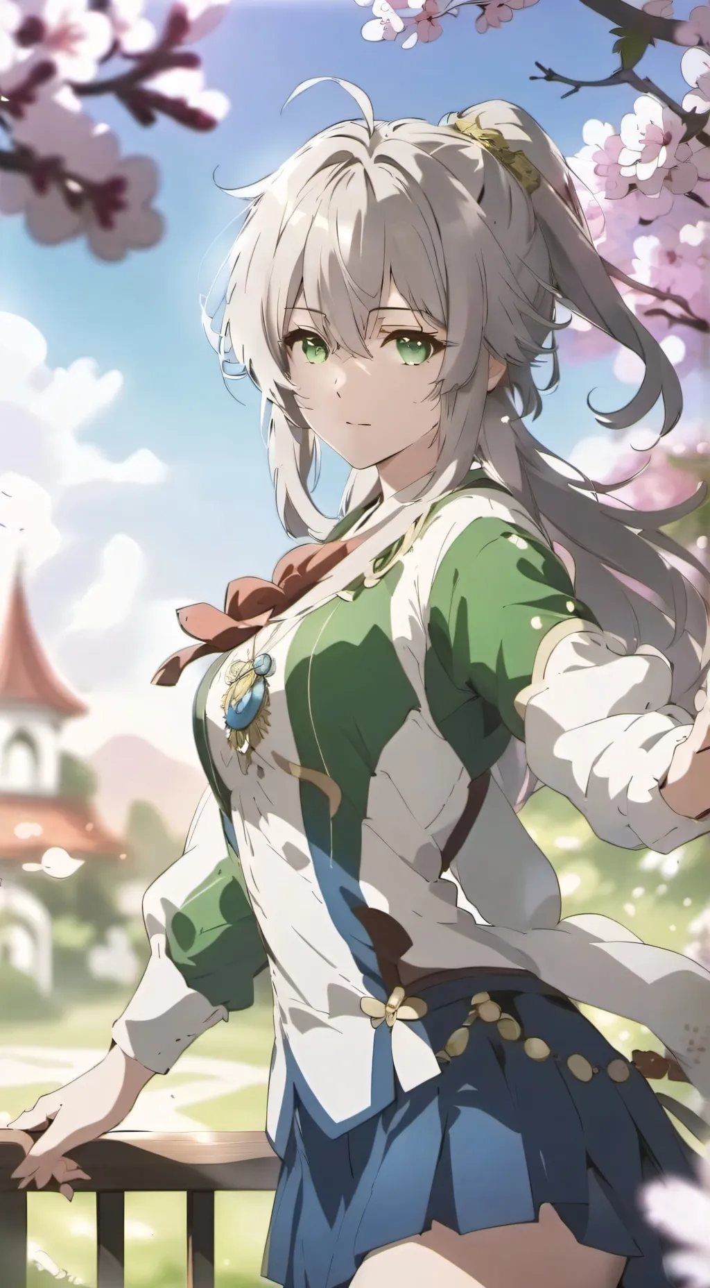 ai character: Ayame background