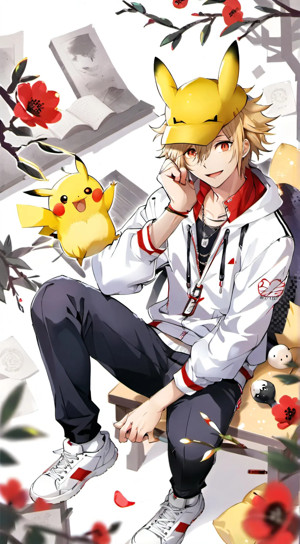 ai character: ~♡Denki Kaminari♡~ background