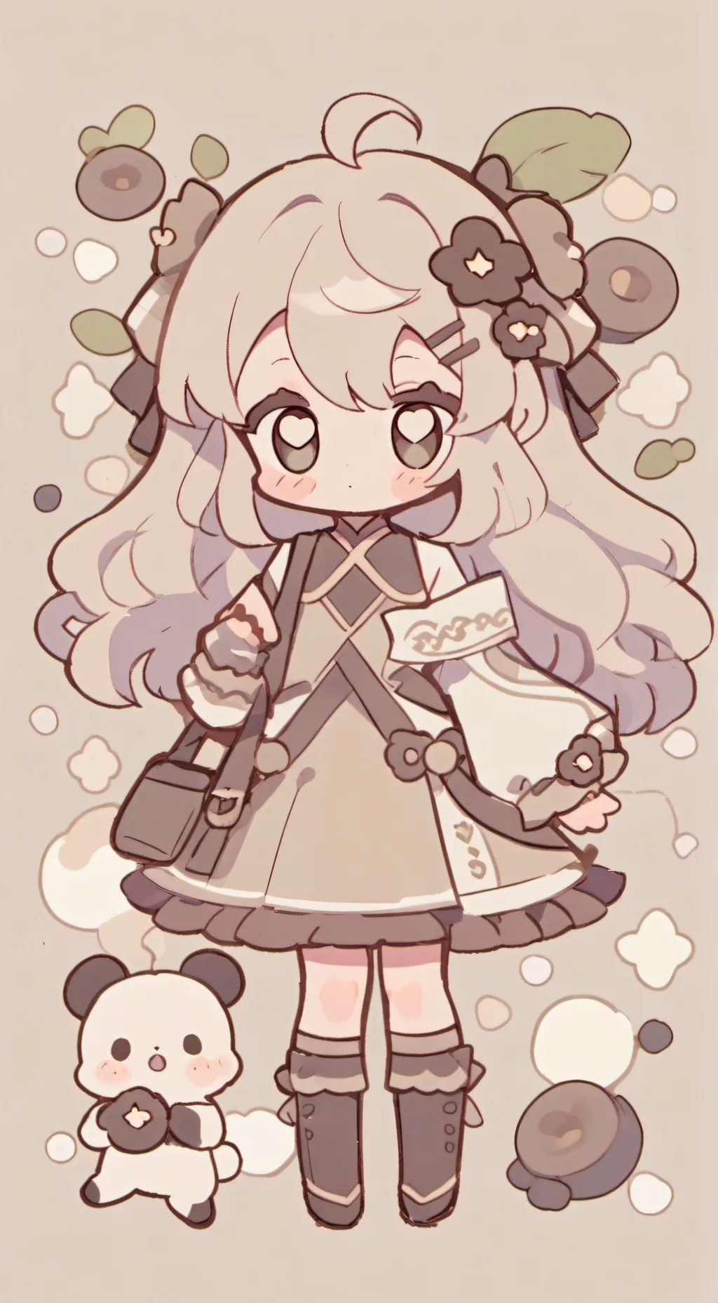 ai character: Dandys world hates background