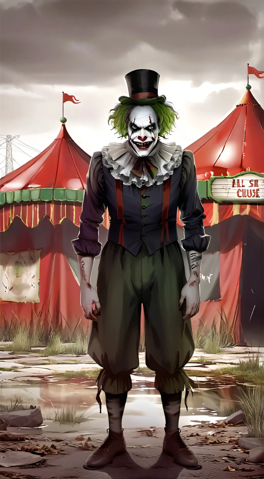 ai character: Screwball background