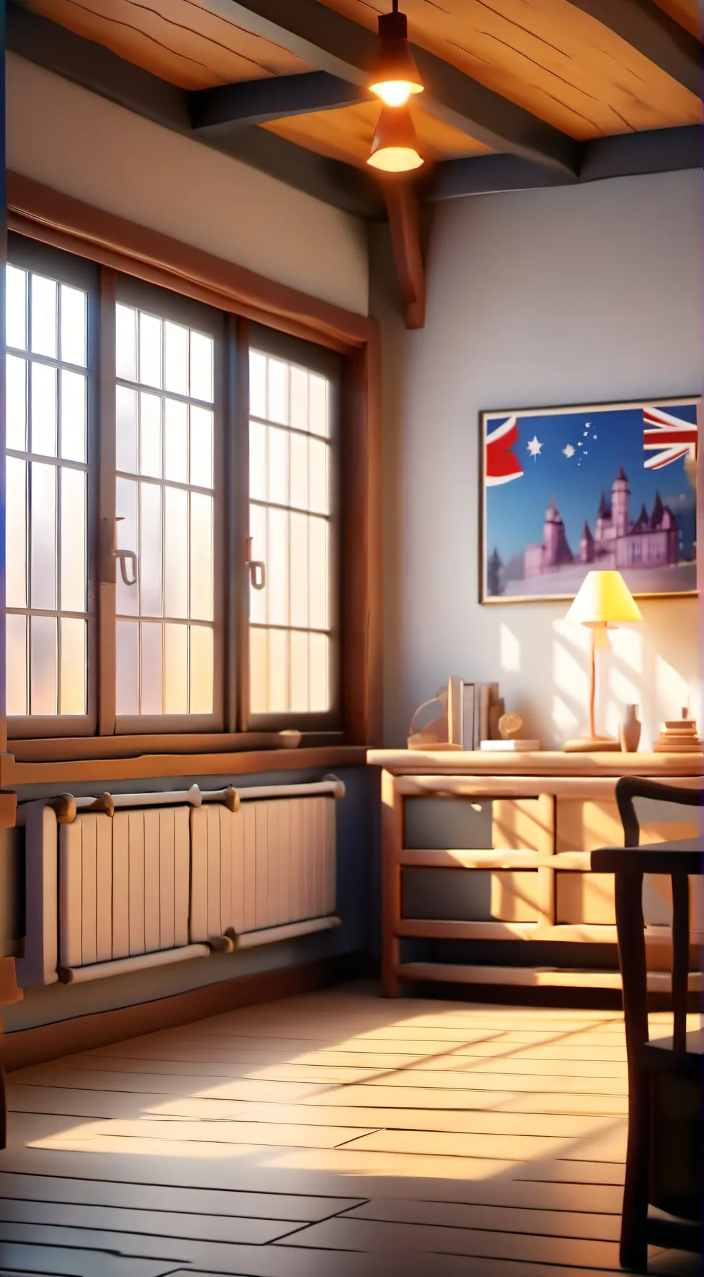 ai character: country balls  background