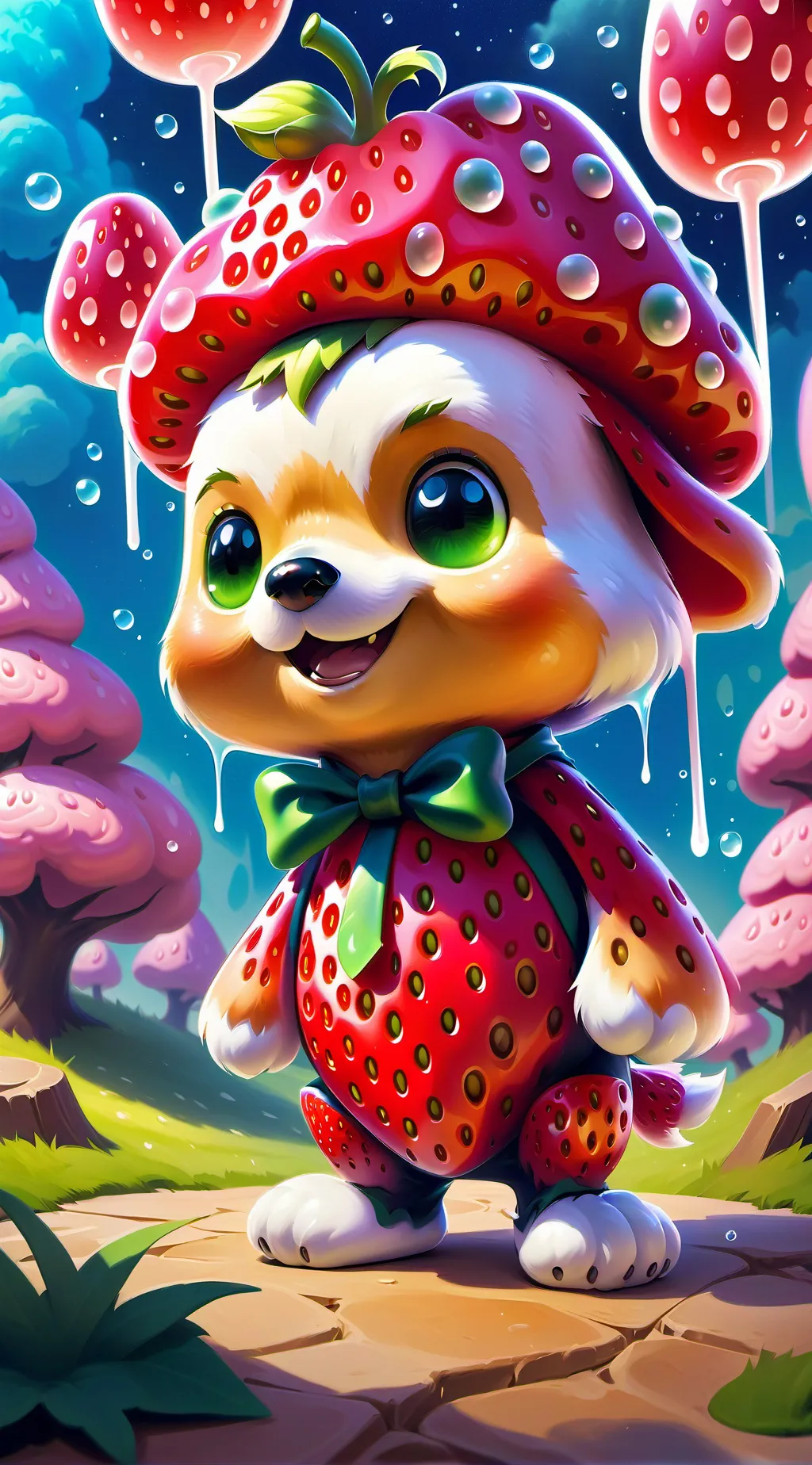 ai character: Freaky sprout background