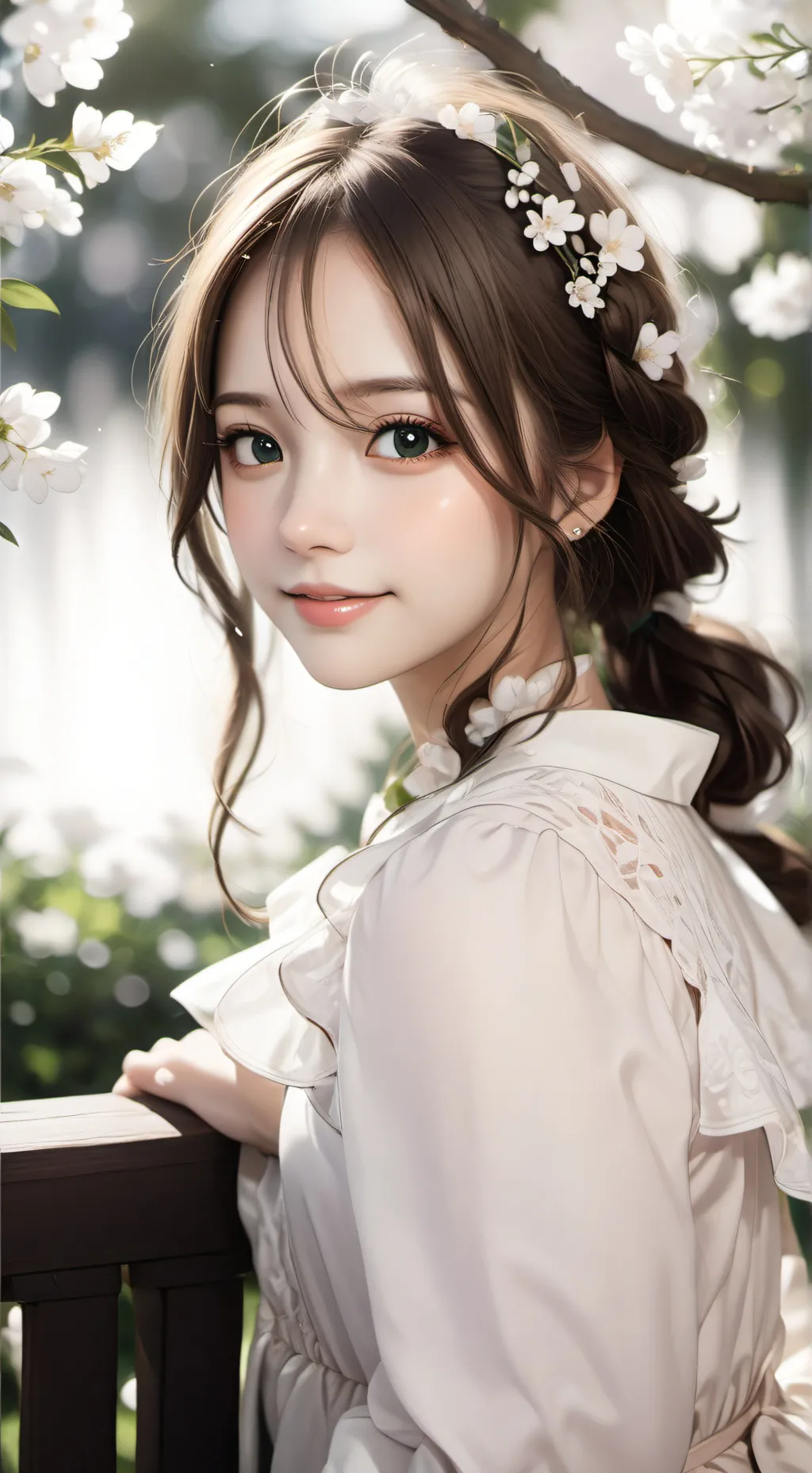 ai character: JJK and Mha Xmas! background