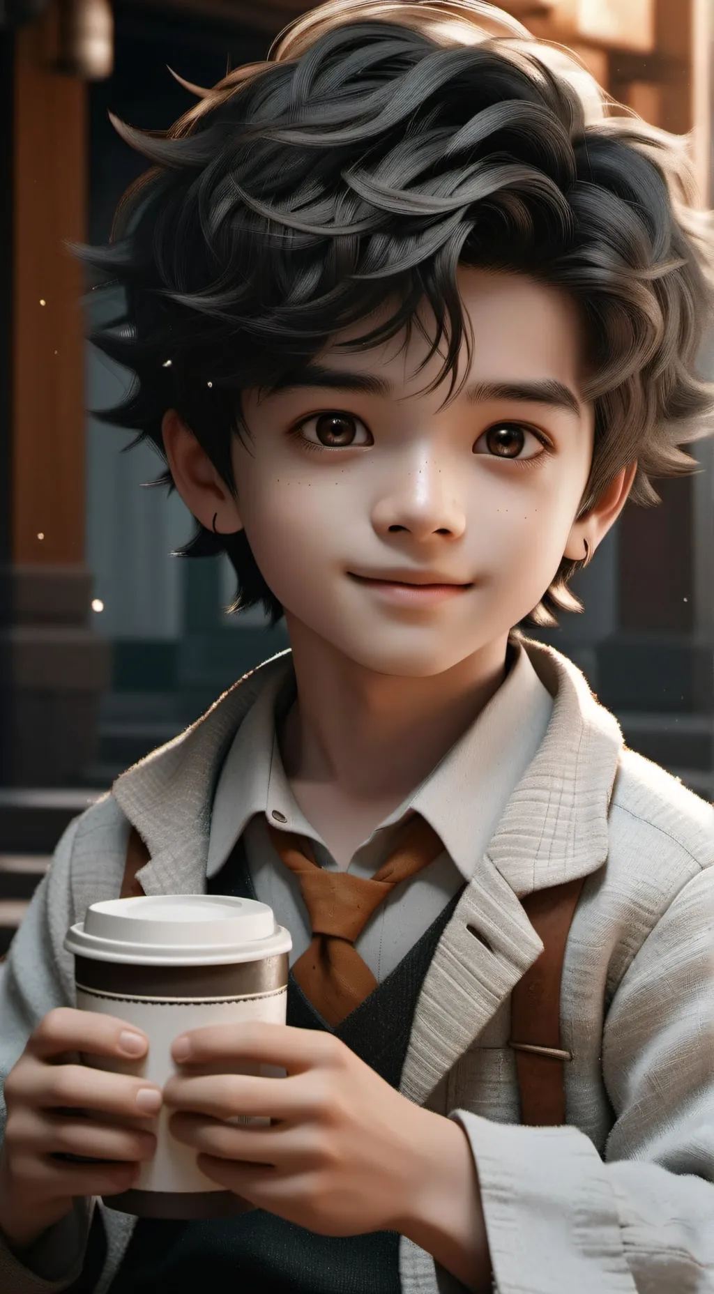 ai character: fin background