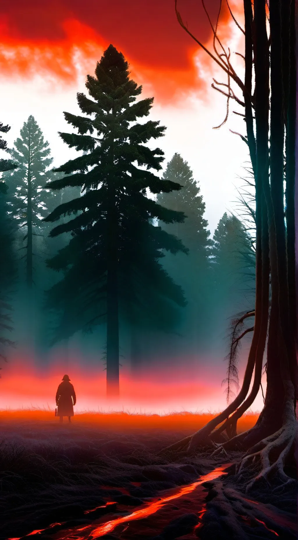 ai character: Stranger Things background