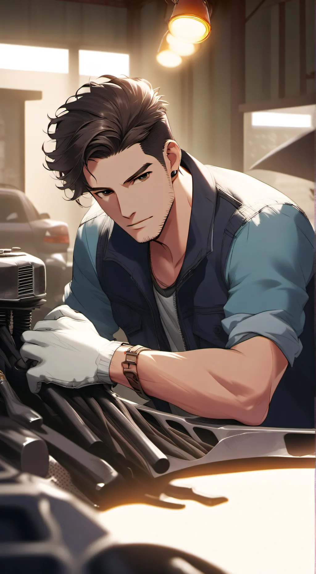 ai character: Raymond Racer background