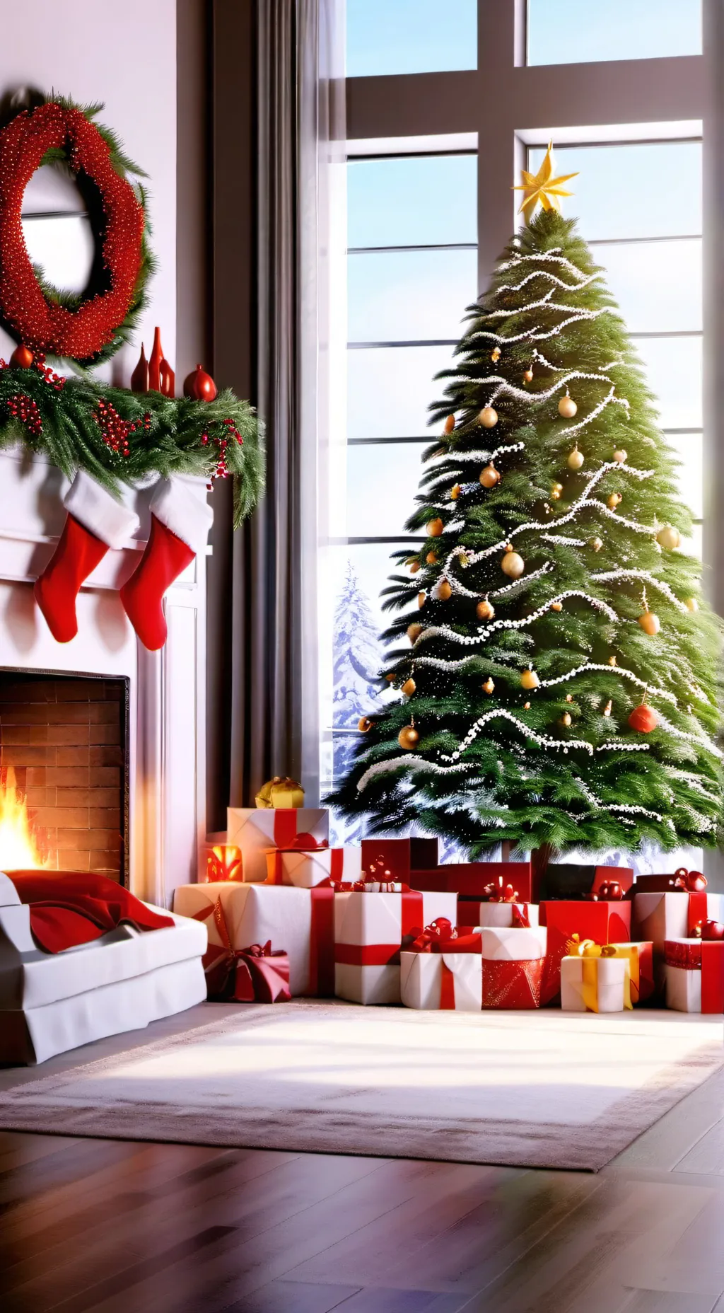 ai character: Xmas hh the vee's background