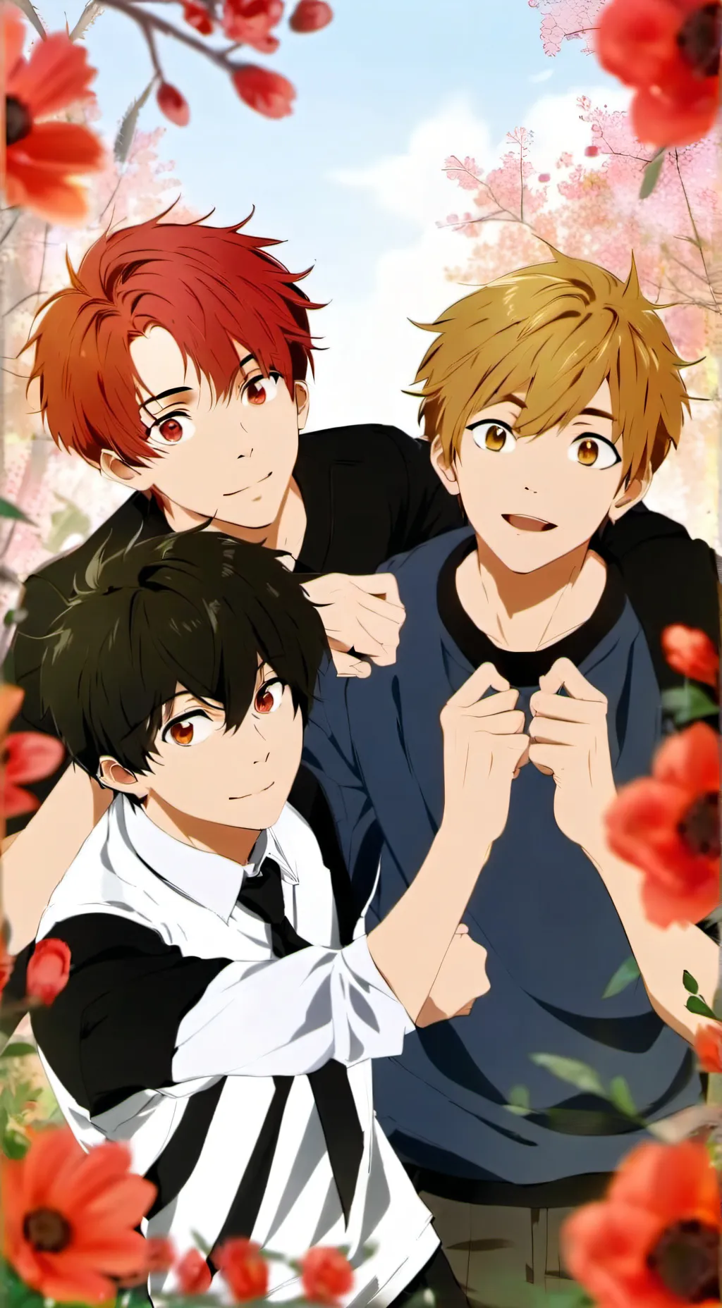 ai character: Caleb, Alex, Bryon background