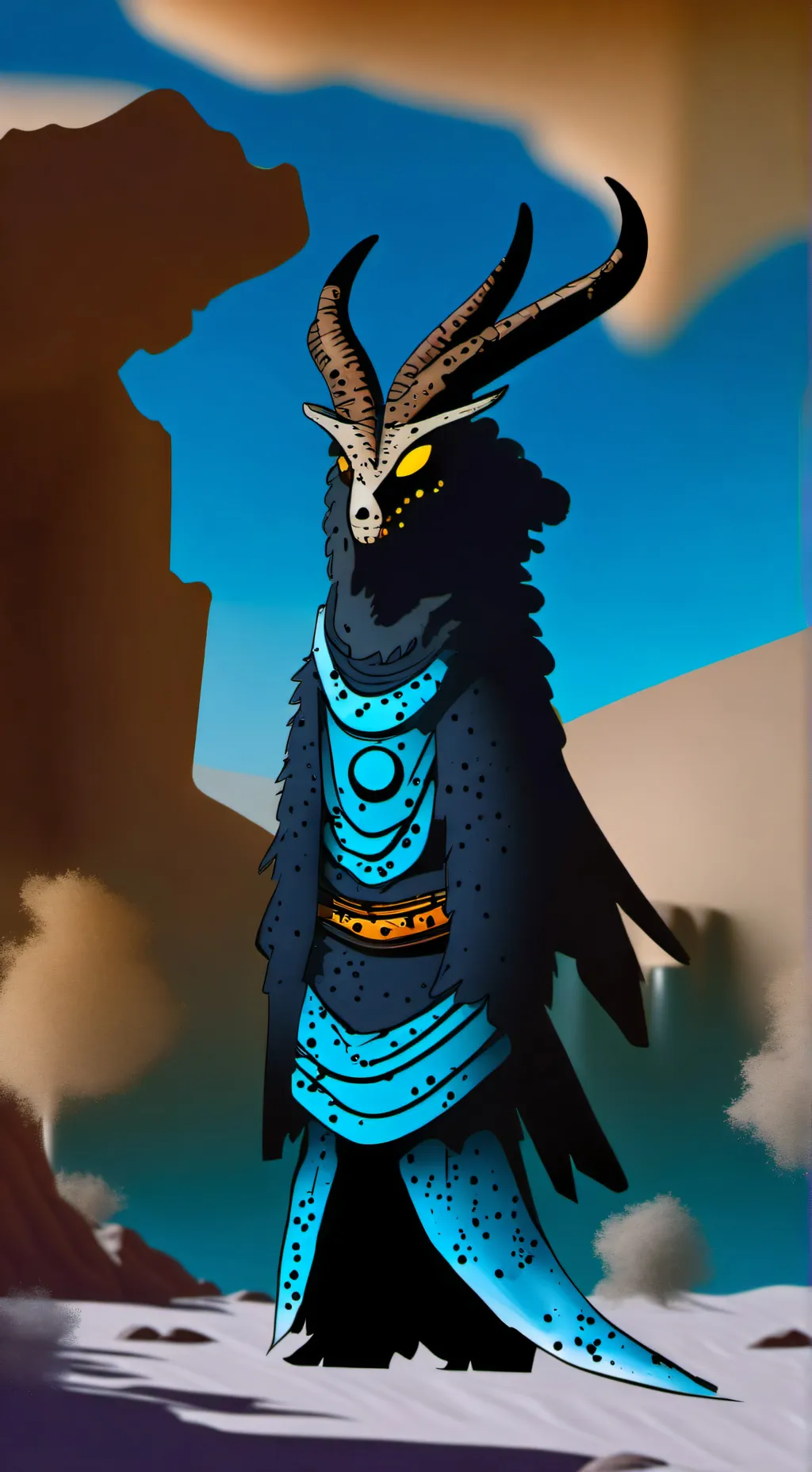 ai character: cuncun  background