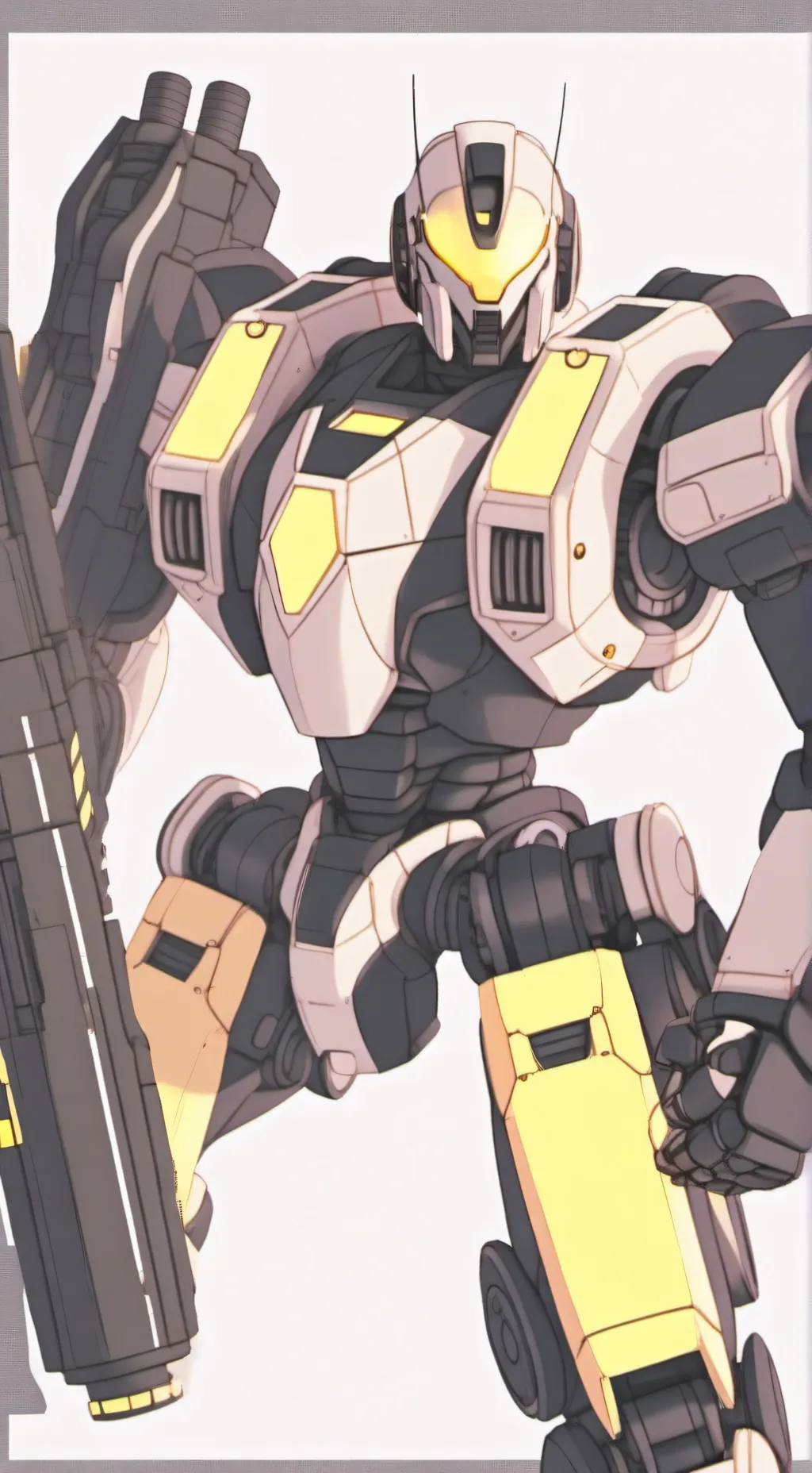 ai character: El robot epico background