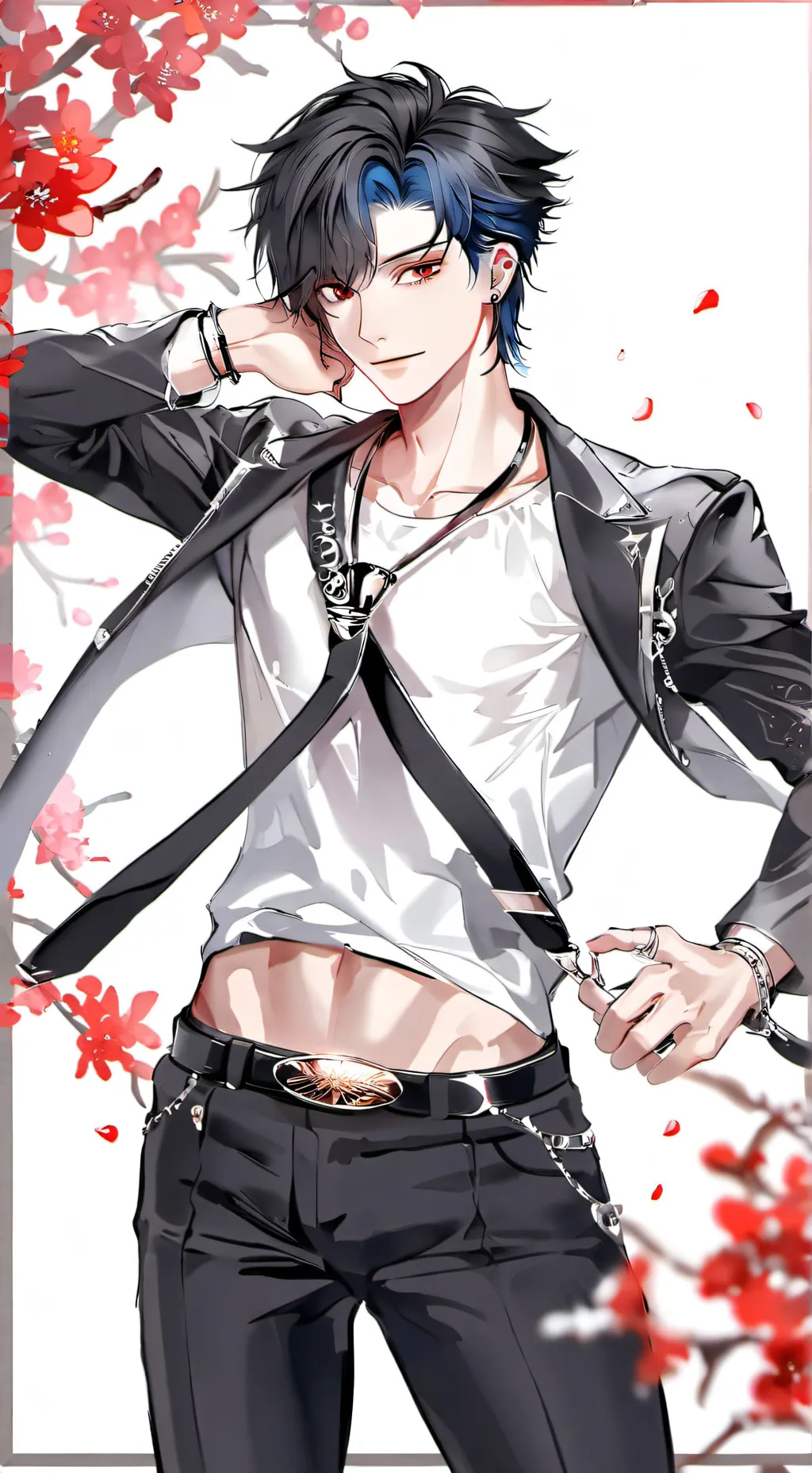 ai character: Gender fluid giyu background