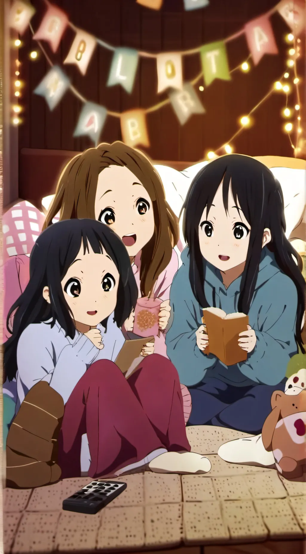 ai character: Sleepover  background