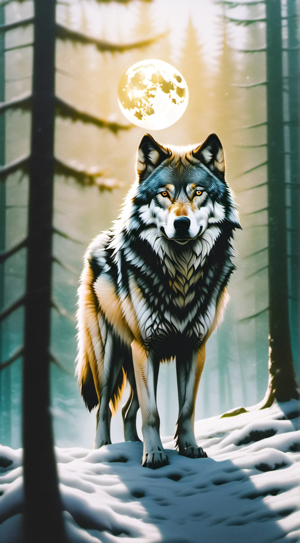 ai character: gray background