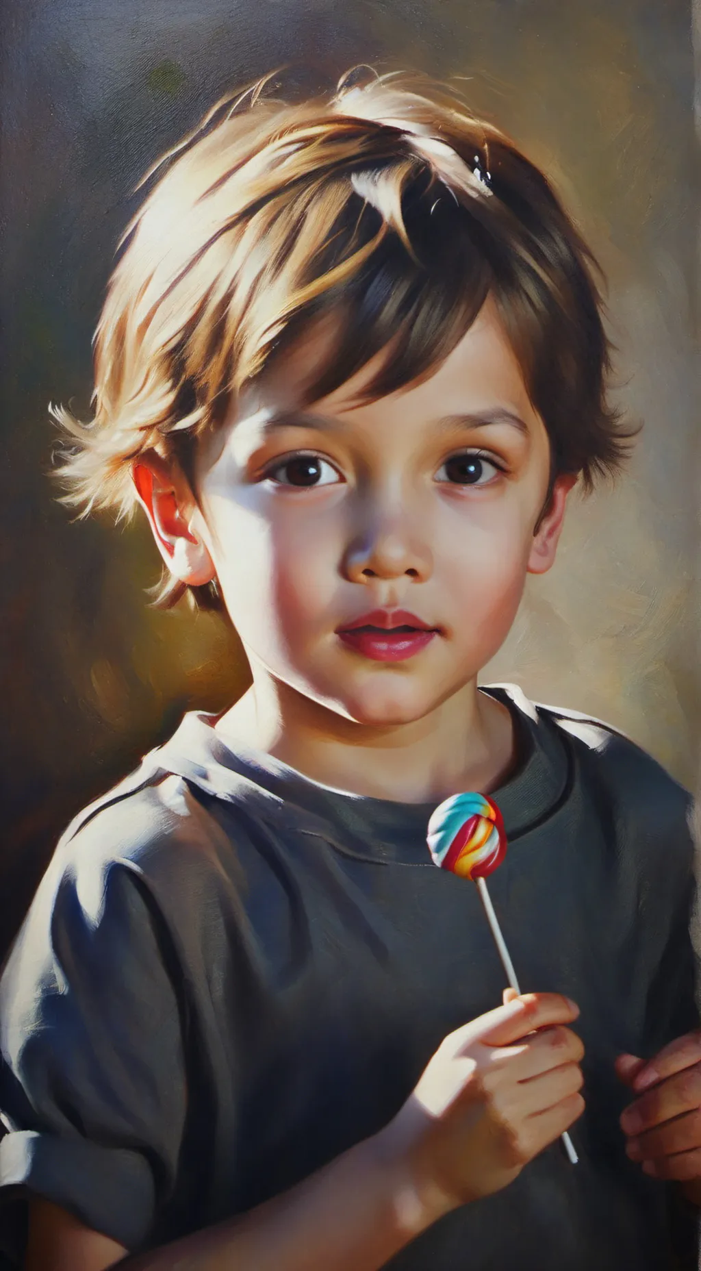 ai character: Kid stole Lollipop background