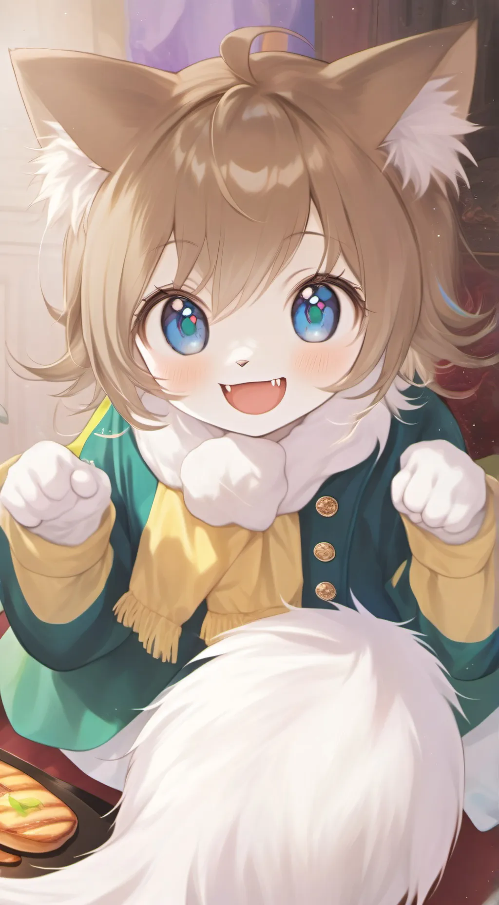 ai character: Cacie! background