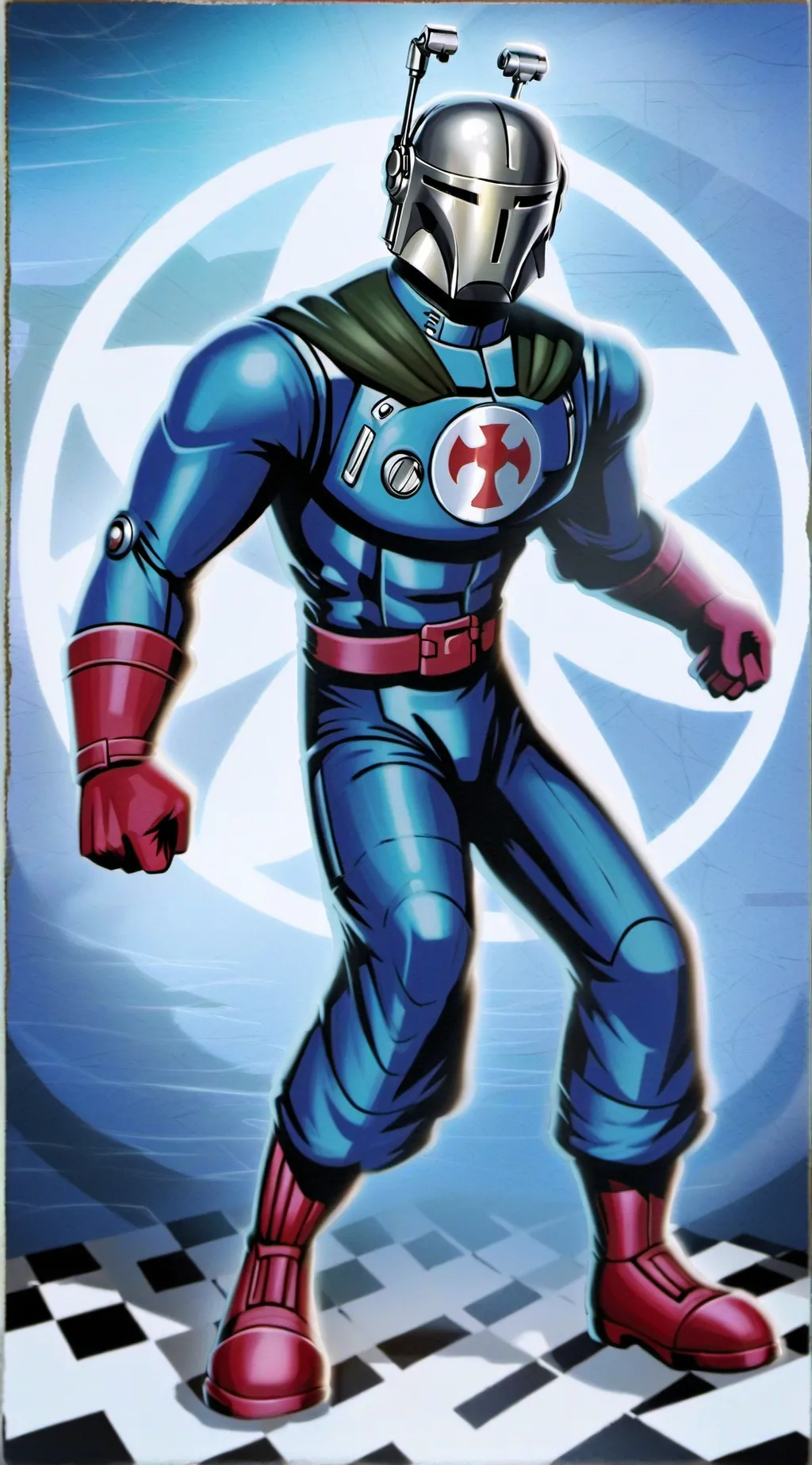 ai character: Atom  background