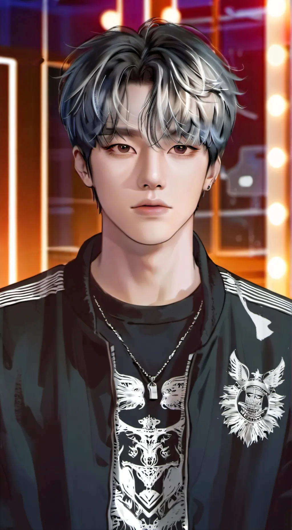 ai character: yoongi(babyboy) background