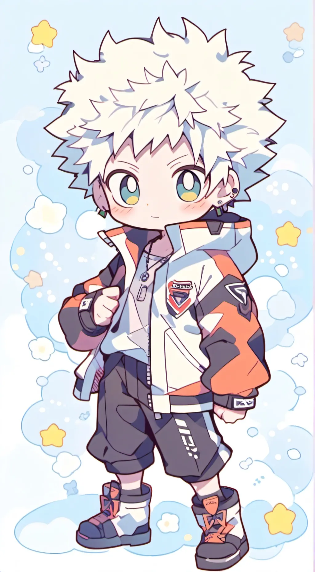 ai character: Bakugo background