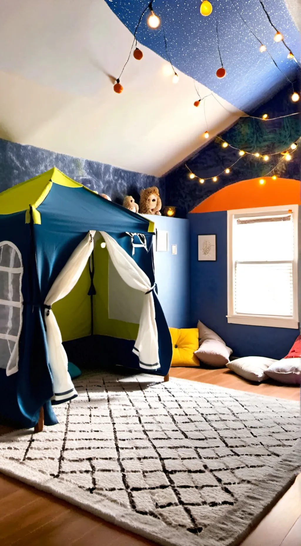 ai character: MHA Sleepover background