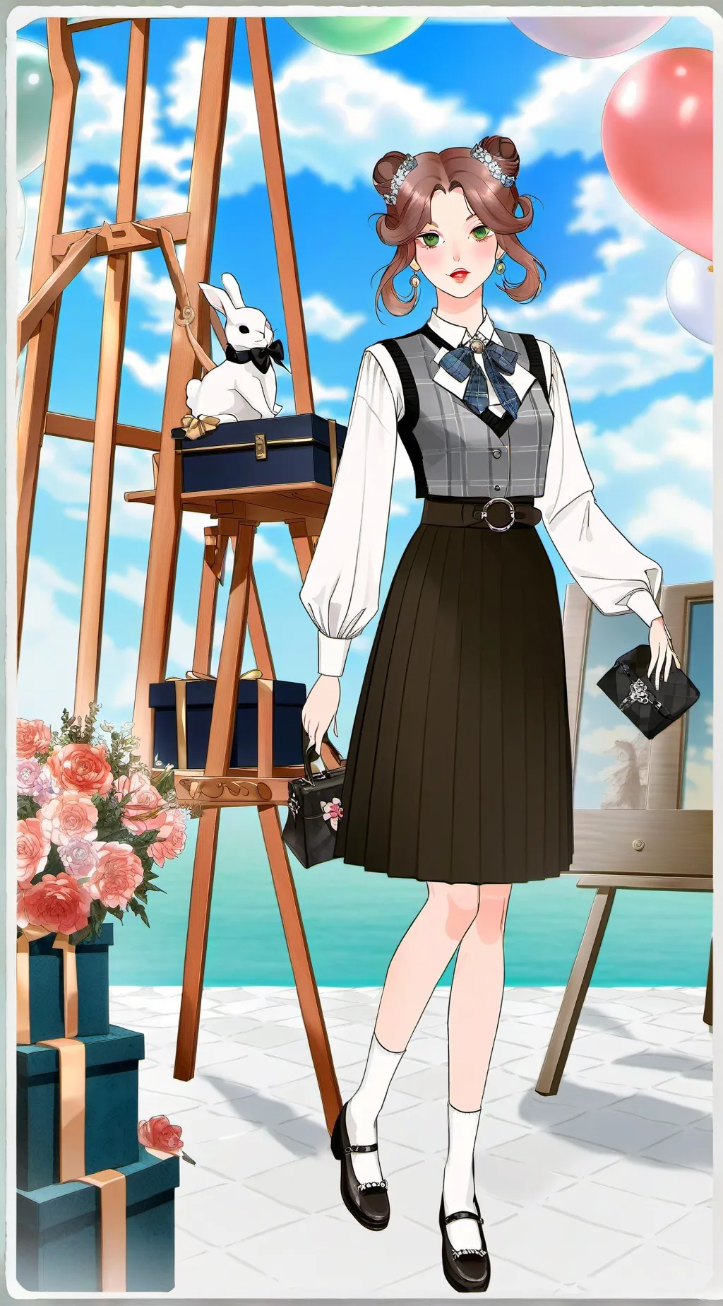 ai character: Lila background