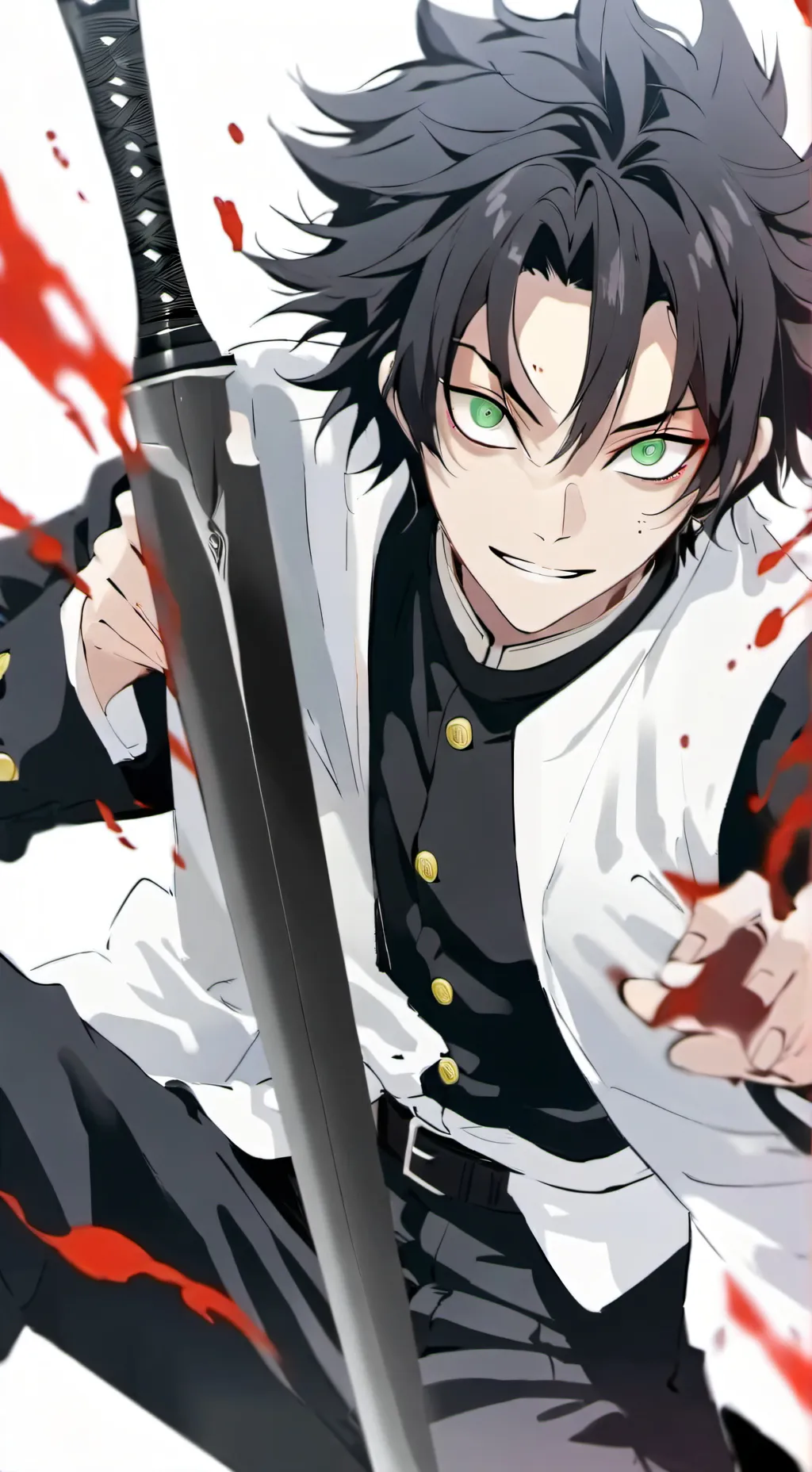 ai character: mui as a demon 😔 background