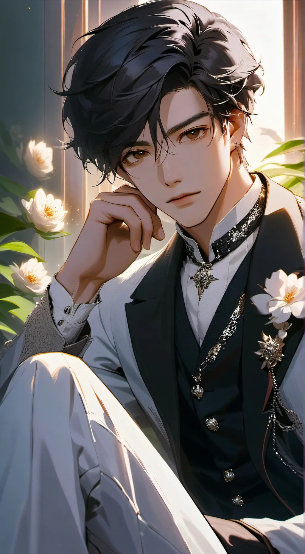 ai character: Axel  background