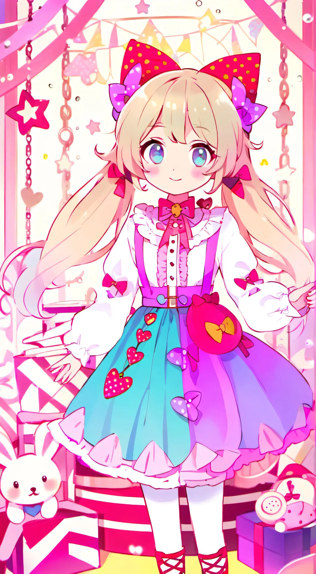 ai character: Tadc junk food background