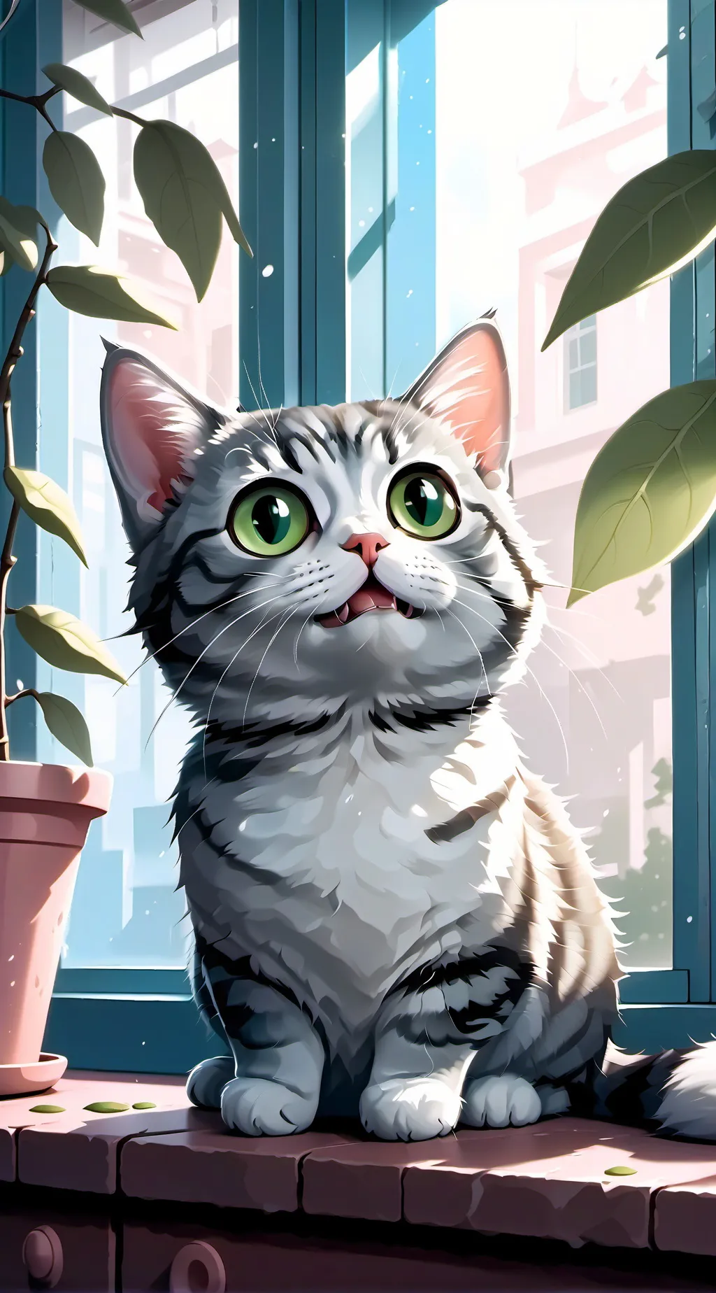 ai character: cookie background