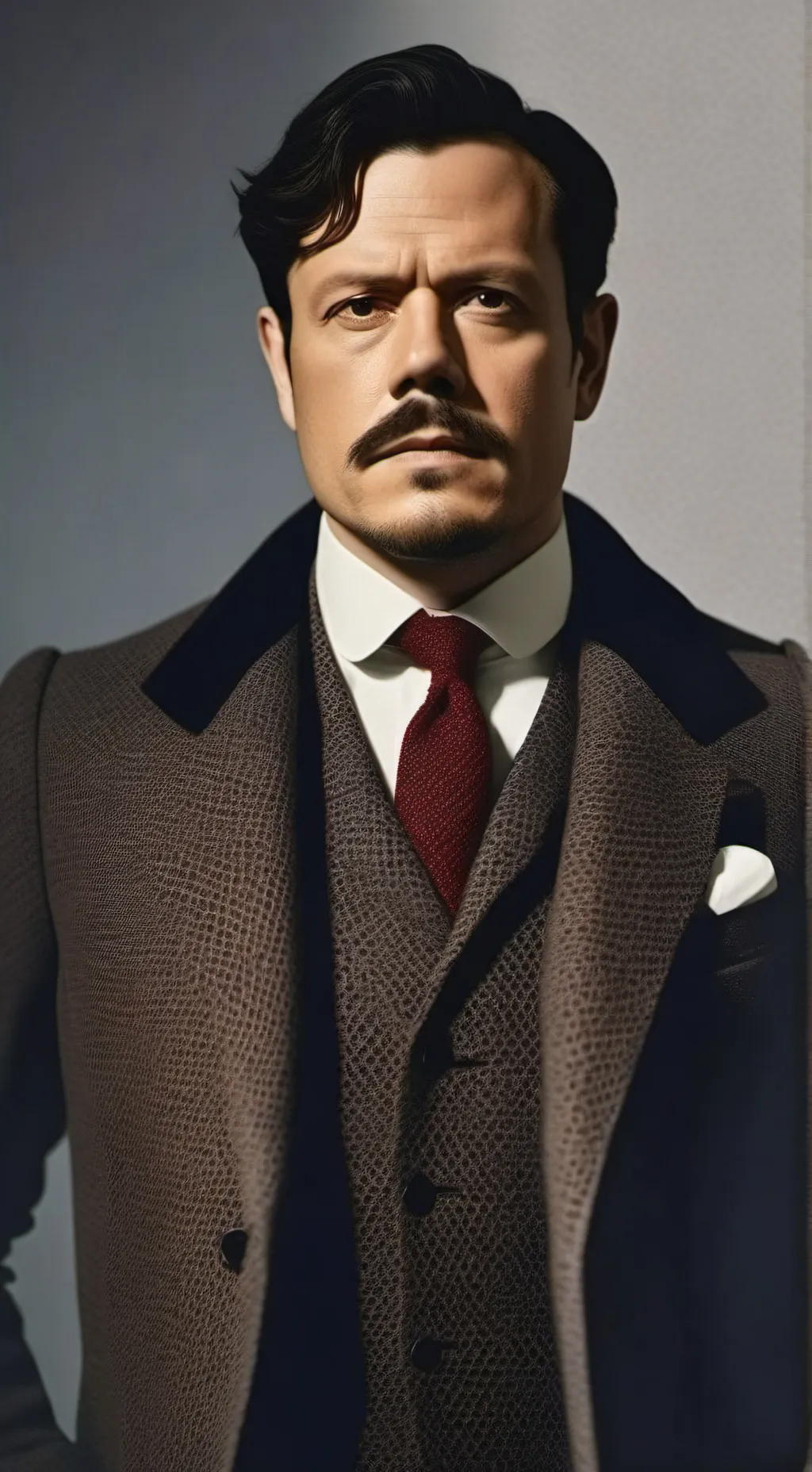 ai character: Jacob Kowalski  background