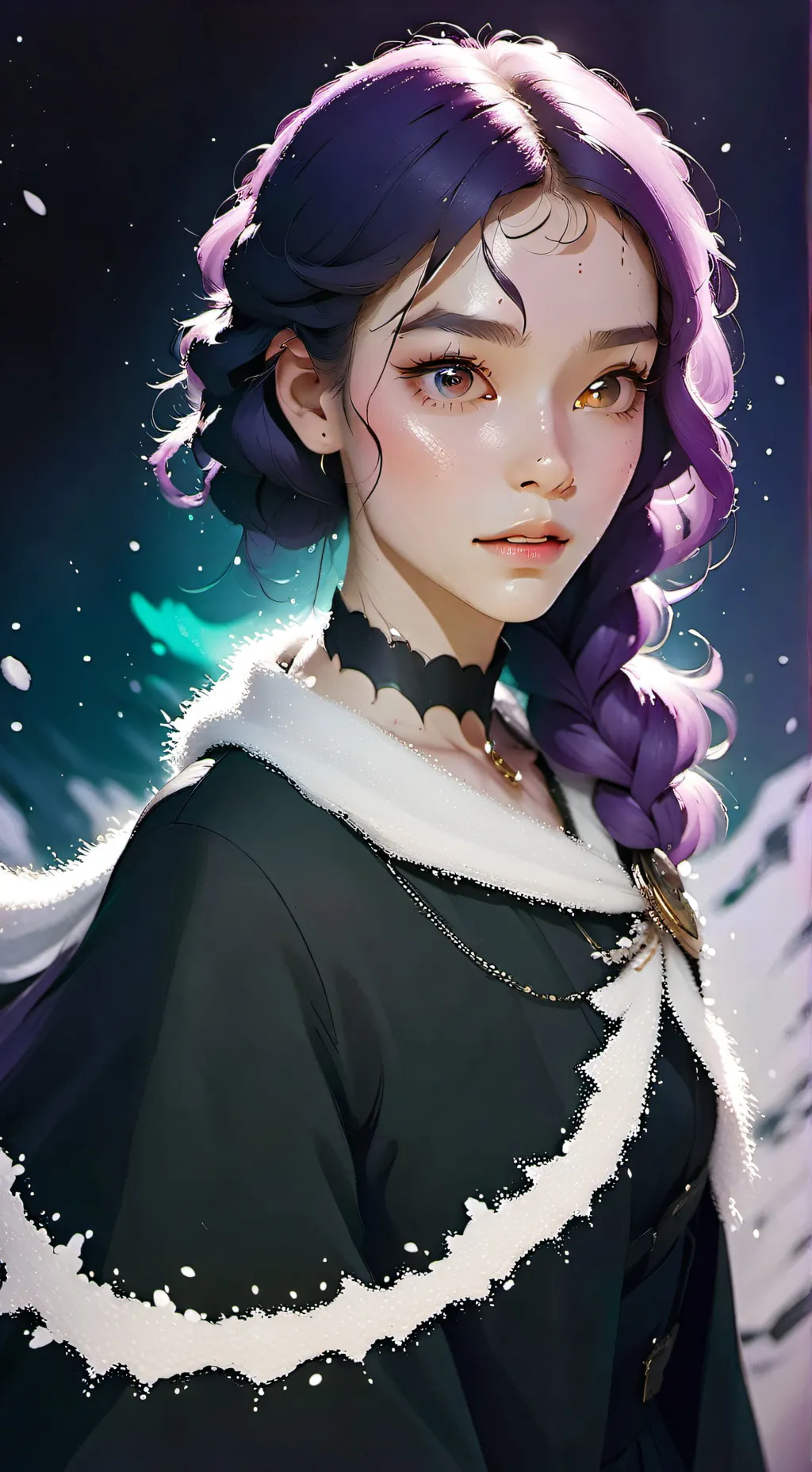 ai character: Tara 🎄 background