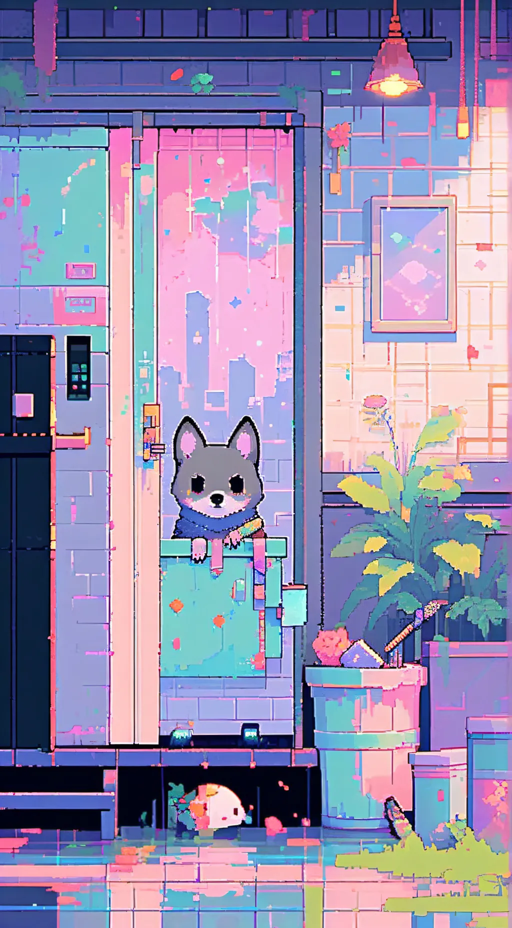 ai character: Furry infection background