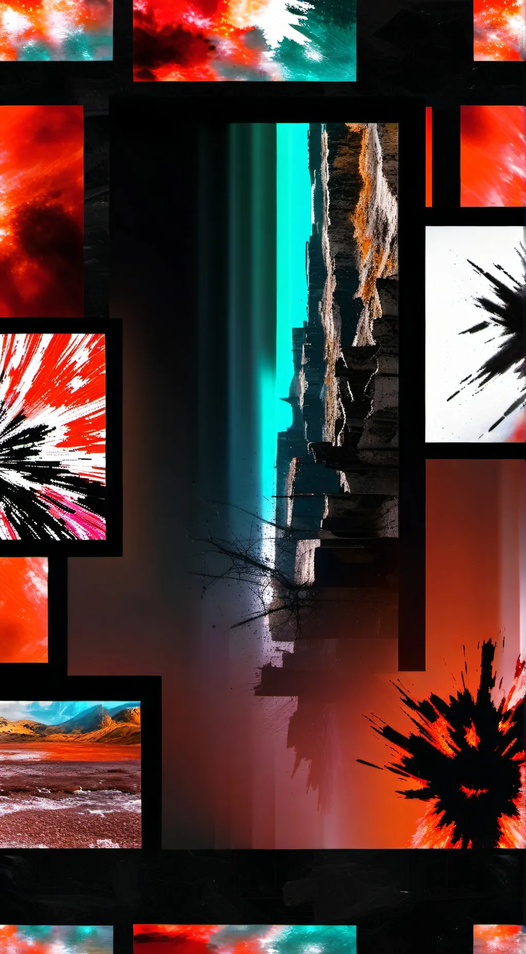 ai character: HOD pibby glitch  background