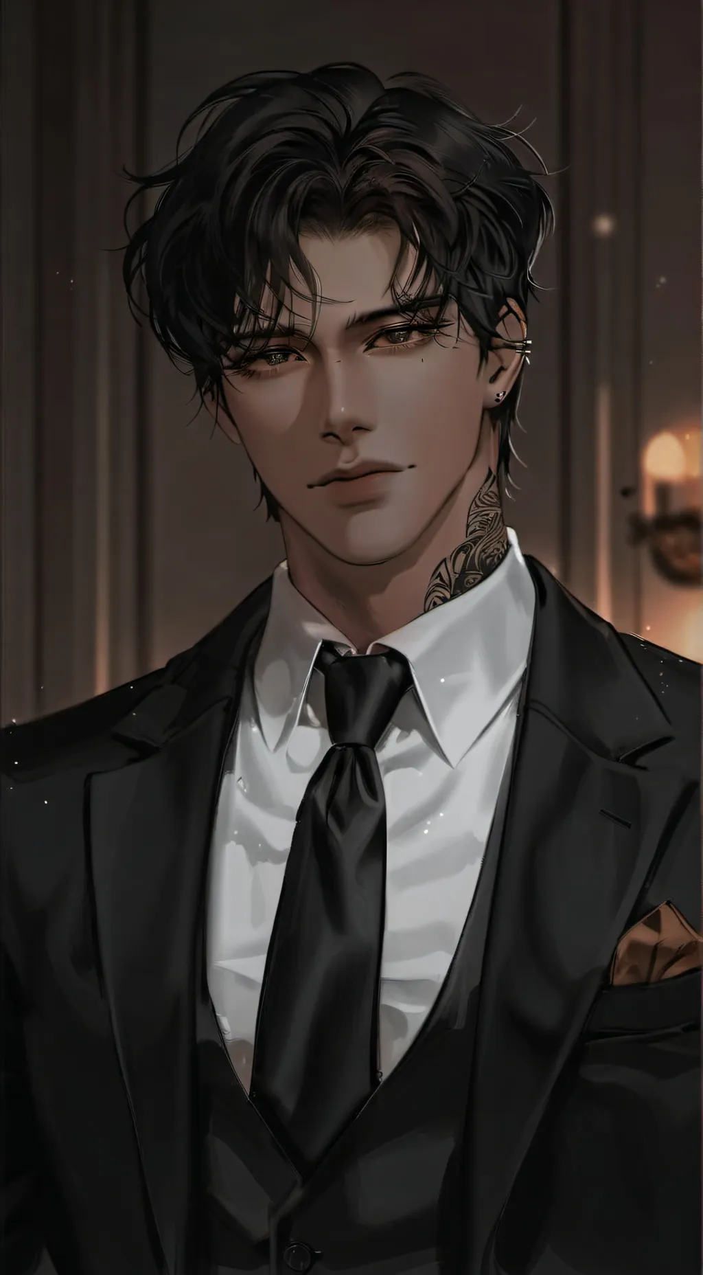 ai character: Bruce🖤  background