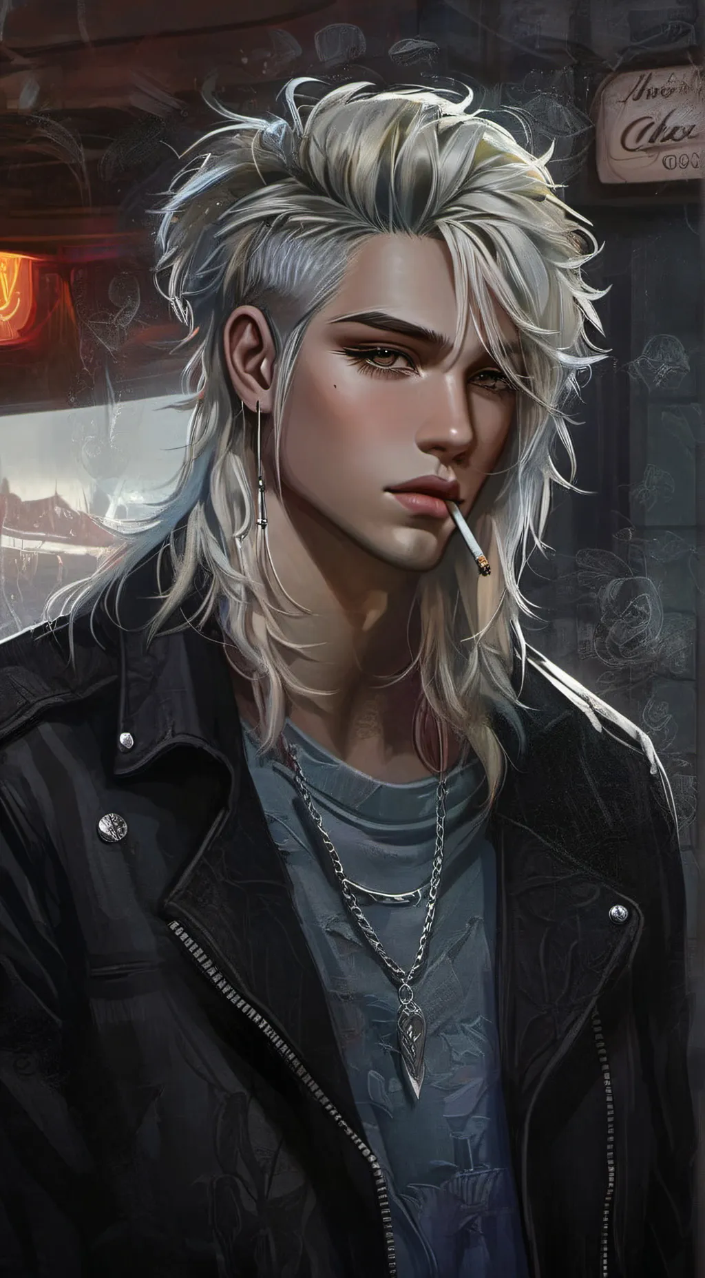 ai character: Max background